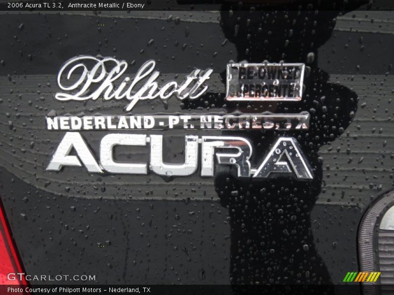 Anthracite Metallic / Ebony 2006 Acura TL 3.2