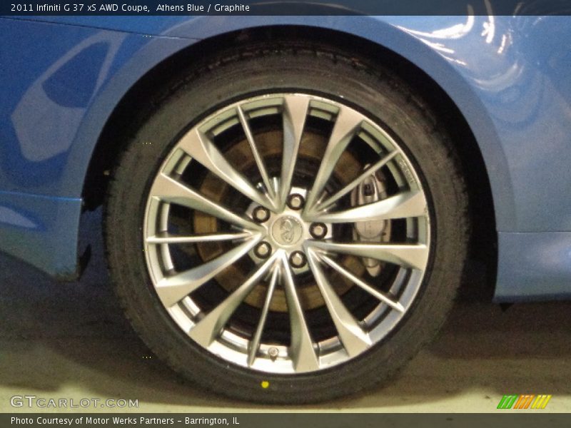 Athens Blue / Graphite 2011 Infiniti G 37 xS AWD Coupe