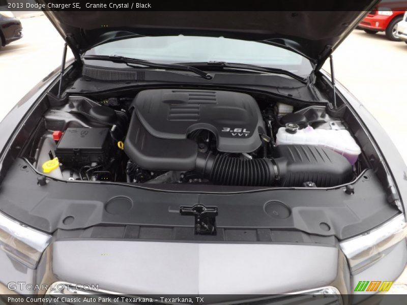Granite Crystal / Black 2013 Dodge Charger SE
