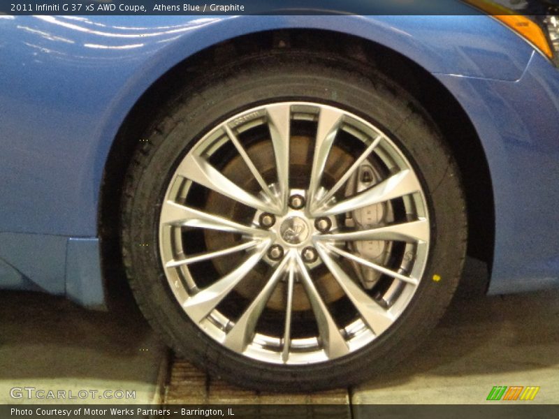 Athens Blue / Graphite 2011 Infiniti G 37 xS AWD Coupe