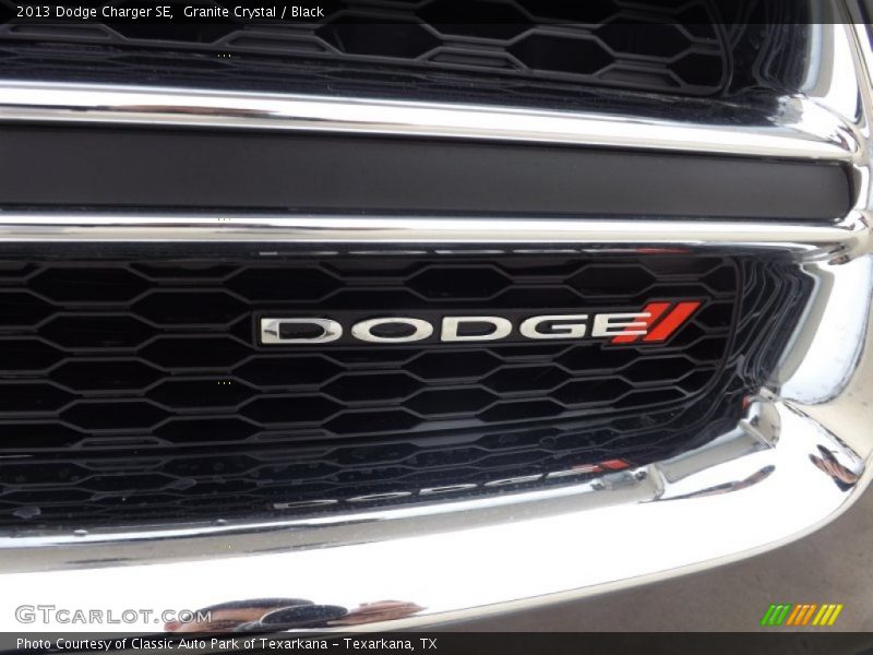 Granite Crystal / Black 2013 Dodge Charger SE