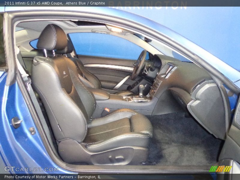 Athens Blue / Graphite 2011 Infiniti G 37 xS AWD Coupe
