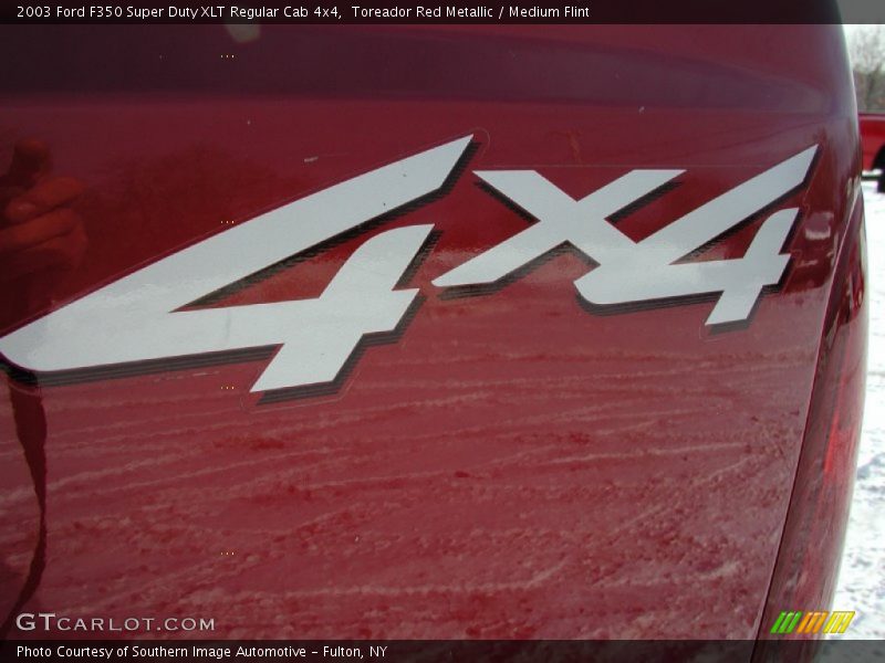 Toreador Red Metallic / Medium Flint 2003 Ford F350 Super Duty XLT Regular Cab 4x4