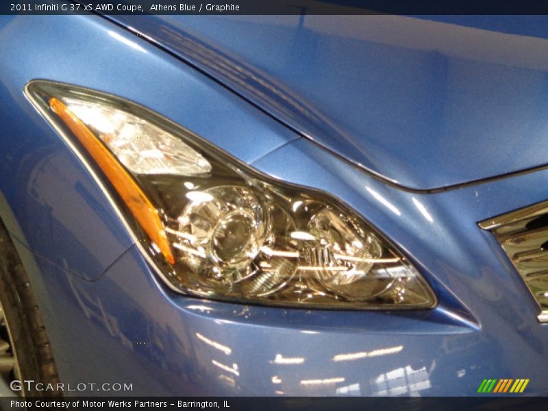 Athens Blue / Graphite 2011 Infiniti G 37 xS AWD Coupe