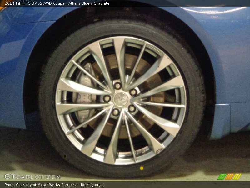 Athens Blue / Graphite 2011 Infiniti G 37 xS AWD Coupe