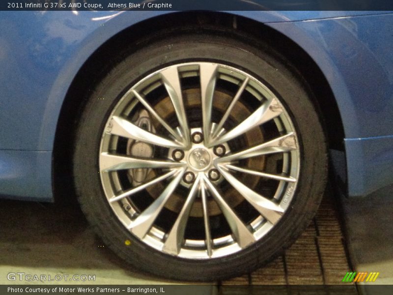 Athens Blue / Graphite 2011 Infiniti G 37 xS AWD Coupe