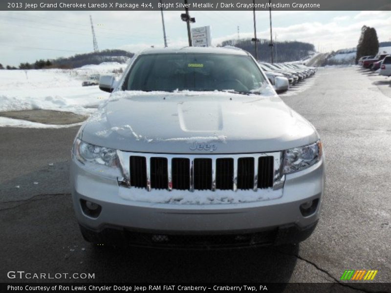 Bright Silver Metallic / Dark Graystone/Medium Graystone 2013 Jeep Grand Cherokee Laredo X Package 4x4