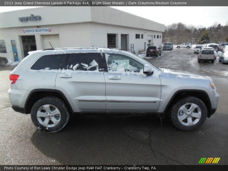 Bright Silver Metallic / Dark Graystone/Medium Graystone 2013 Jeep Grand Cherokee Laredo X Package 4x4