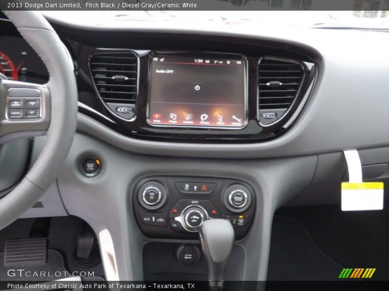 Pitch Black / Diesel Gray/Ceramic White 2013 Dodge Dart Limited
