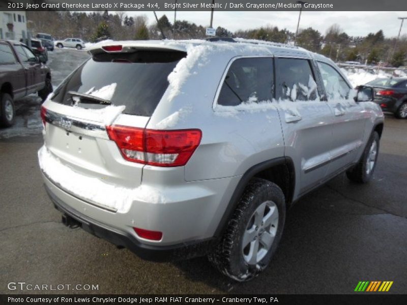 Bright Silver Metallic / Dark Graystone/Medium Graystone 2013 Jeep Grand Cherokee Laredo X Package 4x4