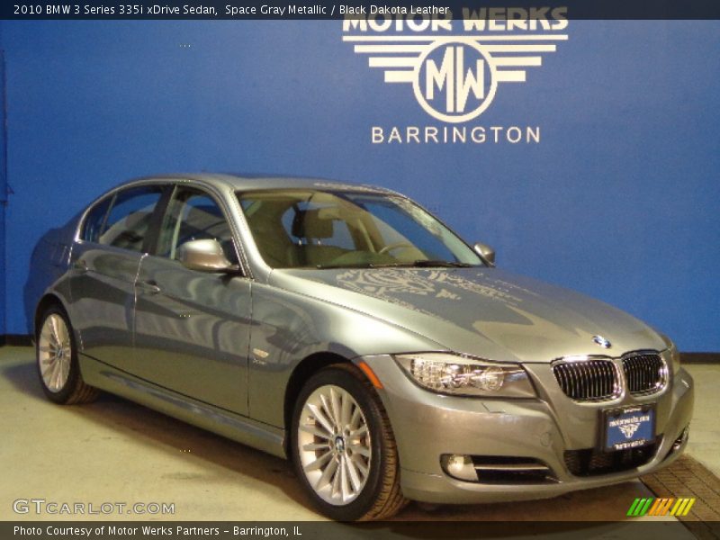 Space Gray Metallic / Black Dakota Leather 2010 BMW 3 Series 335i xDrive Sedan