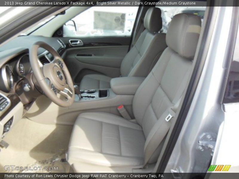 Bright Silver Metallic / Dark Graystone/Medium Graystone 2013 Jeep Grand Cherokee Laredo X Package 4x4