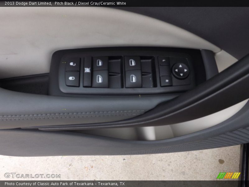 Pitch Black / Diesel Gray/Ceramic White 2013 Dodge Dart Limited