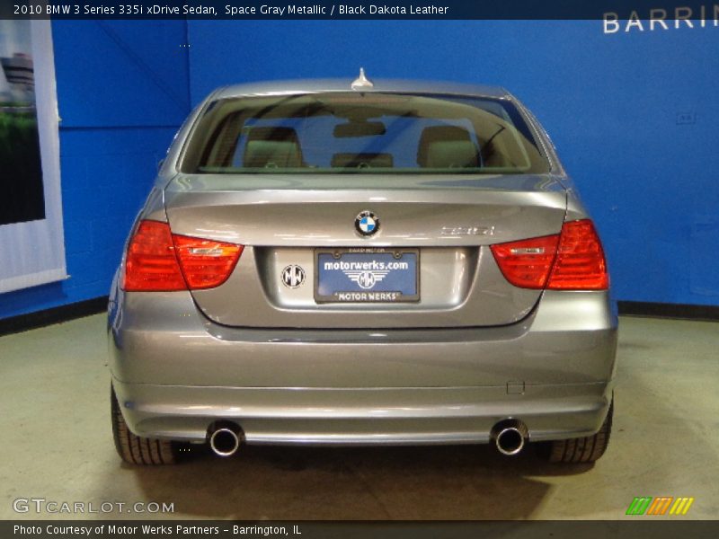 Space Gray Metallic / Black Dakota Leather 2010 BMW 3 Series 335i xDrive Sedan