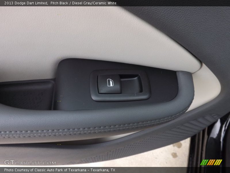 Pitch Black / Diesel Gray/Ceramic White 2013 Dodge Dart Limited