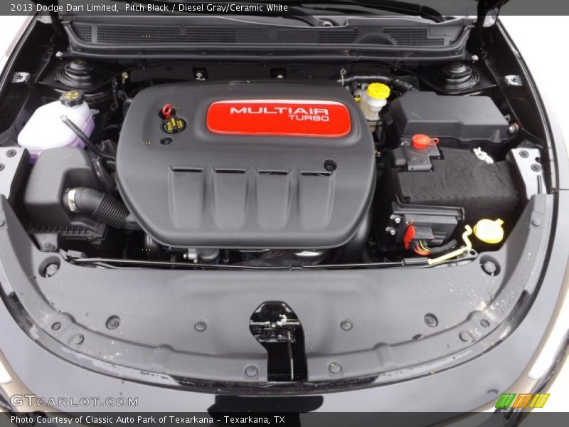  2013 Dart Limited Engine - 1.4 Liter Turbocharged SOHC 16-Valve MultiAir 4 Cylinder