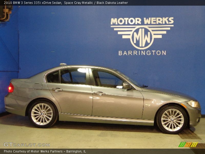 Space Gray Metallic / Black Dakota Leather 2010 BMW 3 Series 335i xDrive Sedan