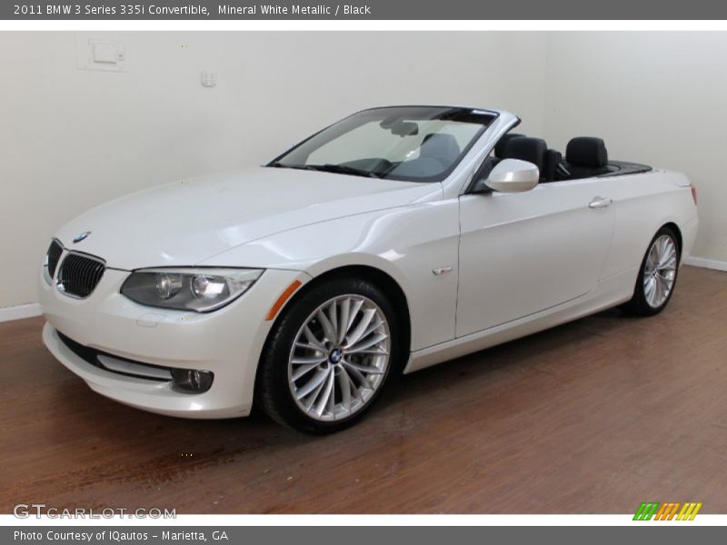 Front 3/4 View of 2011 3 Series 335i Convertible