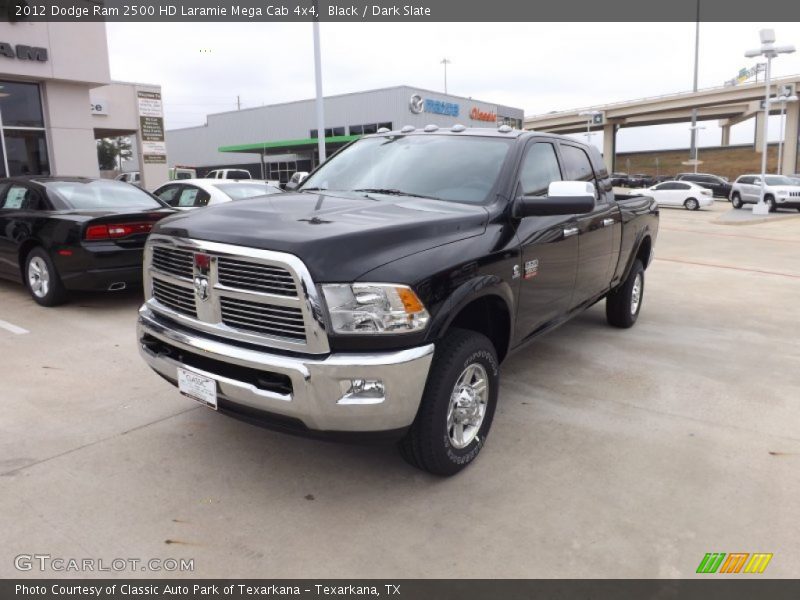 Black / Dark Slate 2012 Dodge Ram 2500 HD Laramie Mega Cab 4x4