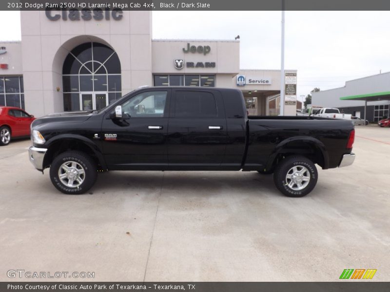 Black / Dark Slate 2012 Dodge Ram 2500 HD Laramie Mega Cab 4x4