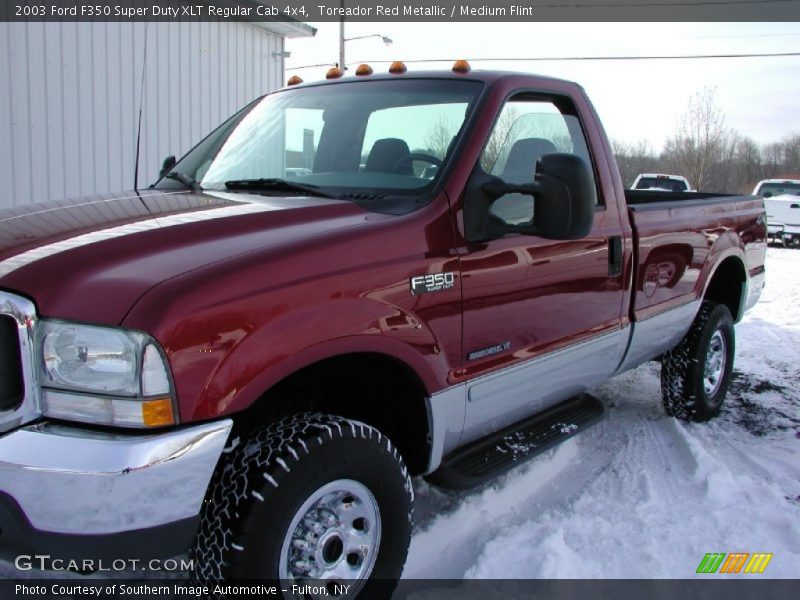Toreador Red Metallic / Medium Flint 2003 Ford F350 Super Duty XLT Regular Cab 4x4
