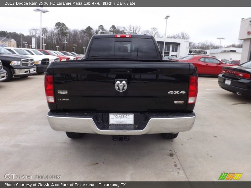 Black / Dark Slate 2012 Dodge Ram 2500 HD Laramie Mega Cab 4x4