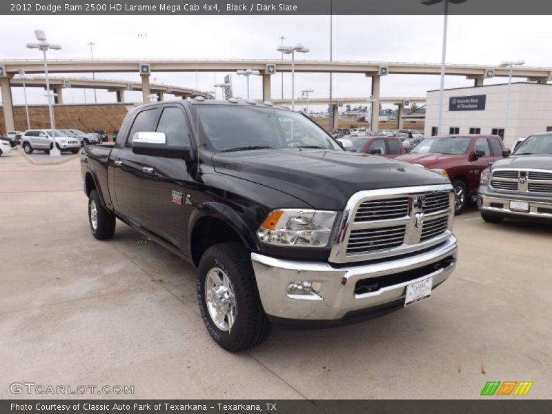 Black / Dark Slate 2012 Dodge Ram 2500 HD Laramie Mega Cab 4x4