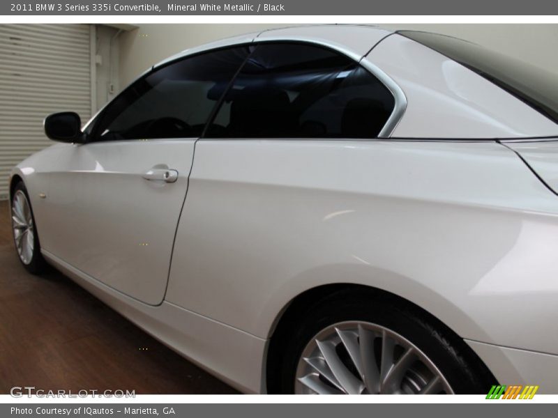 Mineral White Metallic / Black 2011 BMW 3 Series 335i Convertible