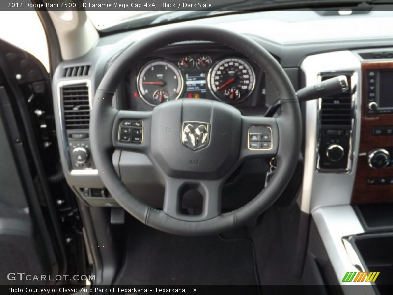 Black / Dark Slate 2012 Dodge Ram 2500 HD Laramie Mega Cab 4x4