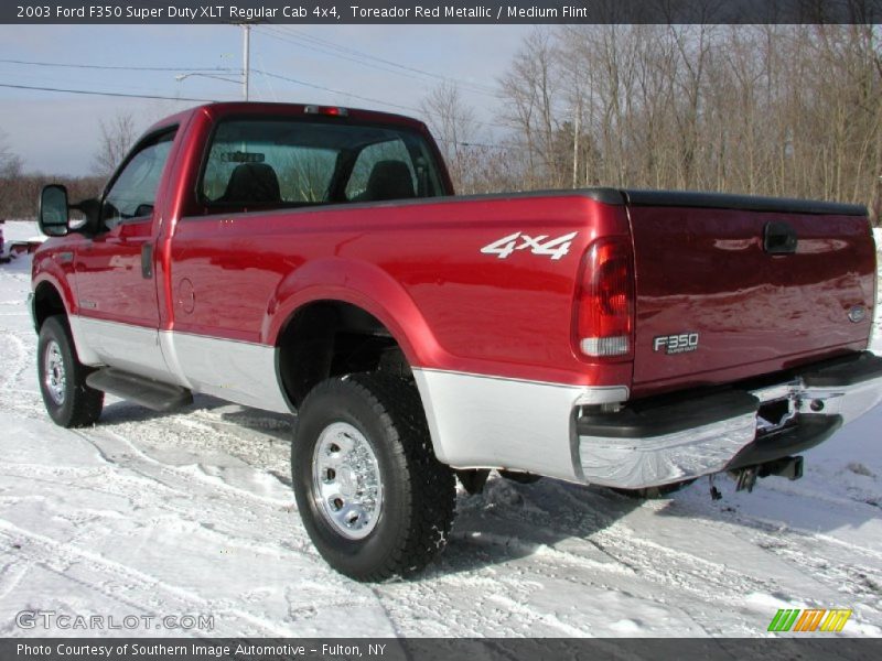 Toreador Red Metallic / Medium Flint 2003 Ford F350 Super Duty XLT Regular Cab 4x4
