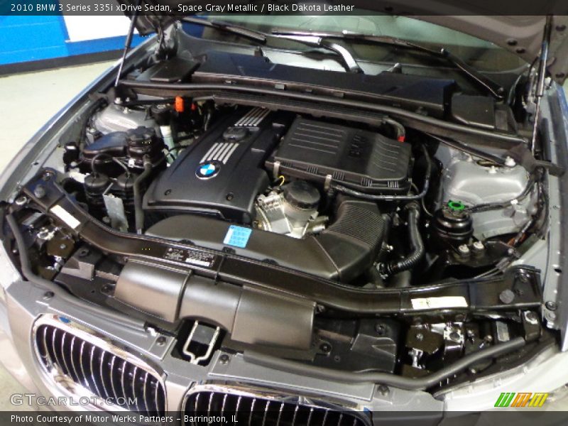 Space Gray Metallic / Black Dakota Leather 2010 BMW 3 Series 335i xDrive Sedan