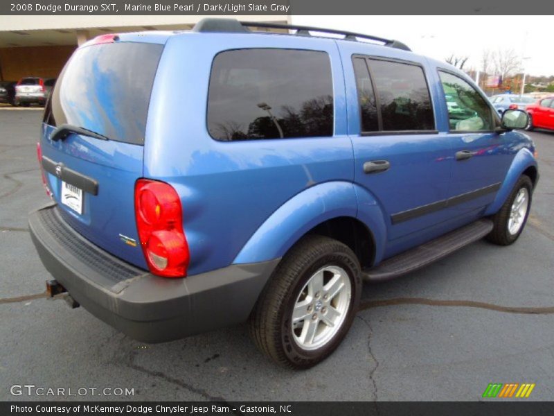 Marine Blue Pearl / Dark/Light Slate Gray 2008 Dodge Durango SXT