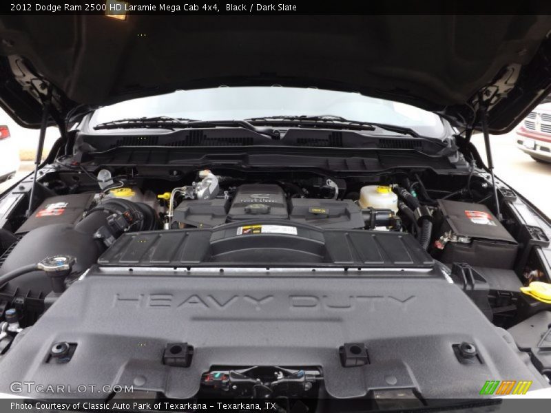 Black / Dark Slate 2012 Dodge Ram 2500 HD Laramie Mega Cab 4x4