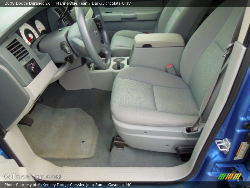 Marine Blue Pearl / Dark/Light Slate Gray 2008 Dodge Durango SXT