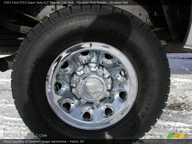 Toreador Red Metallic / Medium Flint 2003 Ford F350 Super Duty XLT Regular Cab 4x4