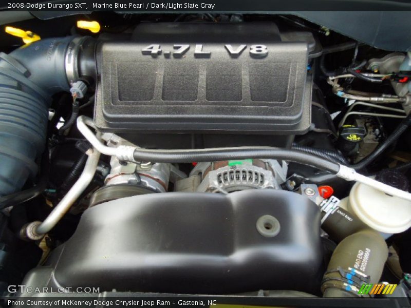 2008 Durango SXT Engine - 4.7 Liter SOHC 16-Valve Flex-Fuel V8