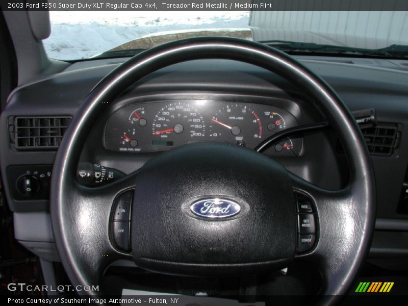 Toreador Red Metallic / Medium Flint 2003 Ford F350 Super Duty XLT Regular Cab 4x4