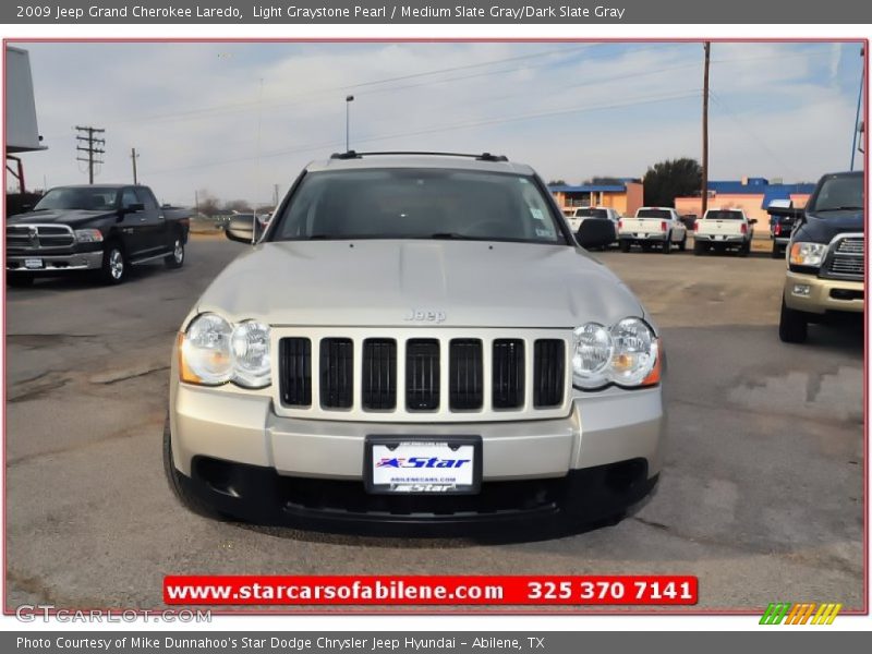 Light Graystone Pearl / Medium Slate Gray/Dark Slate Gray 2009 Jeep Grand Cherokee Laredo