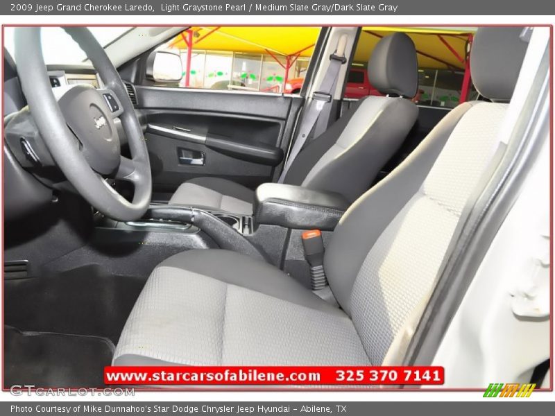 Light Graystone Pearl / Medium Slate Gray/Dark Slate Gray 2009 Jeep Grand Cherokee Laredo