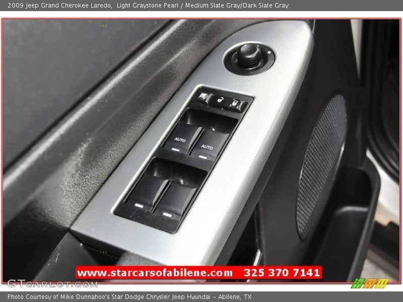 Light Graystone Pearl / Medium Slate Gray/Dark Slate Gray 2009 Jeep Grand Cherokee Laredo