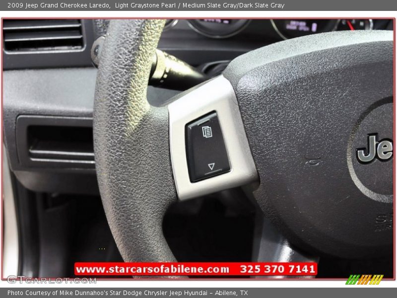 Light Graystone Pearl / Medium Slate Gray/Dark Slate Gray 2009 Jeep Grand Cherokee Laredo