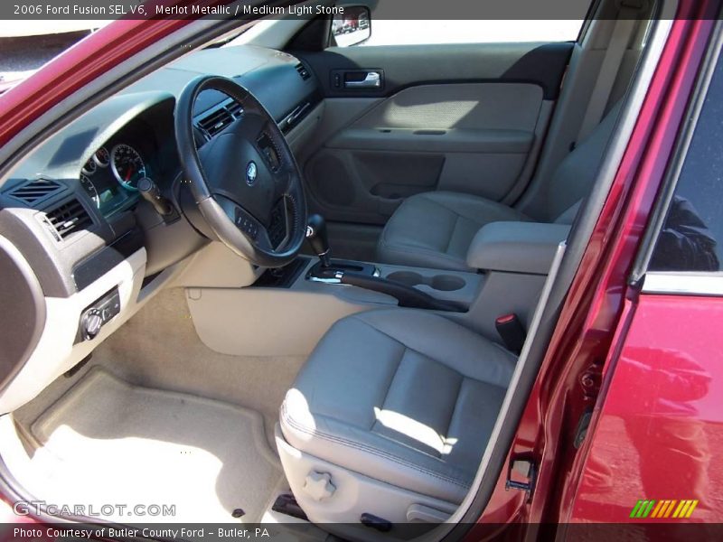 Merlot Metallic / Medium Light Stone 2006 Ford Fusion SEL V6