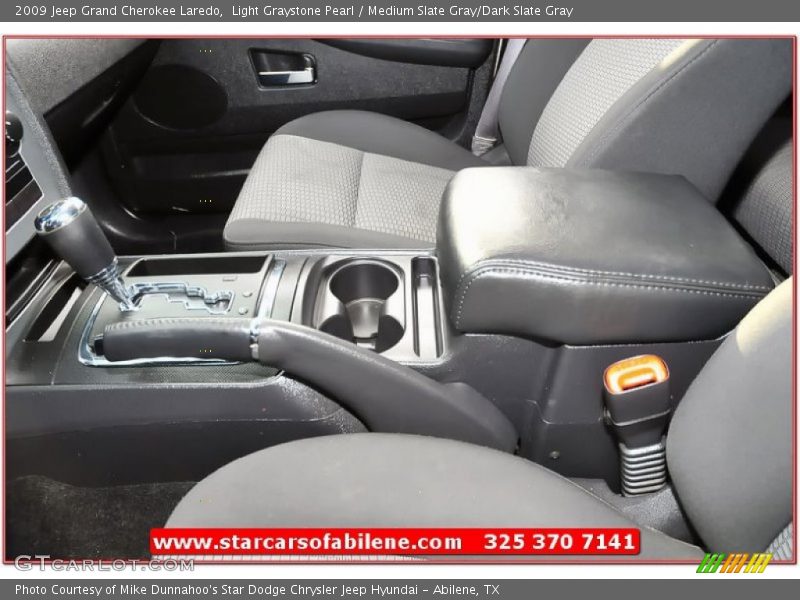 Light Graystone Pearl / Medium Slate Gray/Dark Slate Gray 2009 Jeep Grand Cherokee Laredo