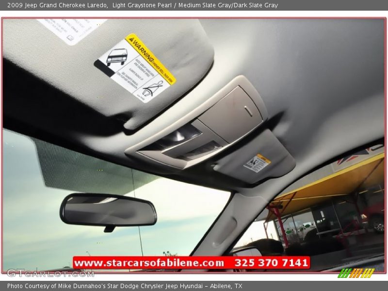 Light Graystone Pearl / Medium Slate Gray/Dark Slate Gray 2009 Jeep Grand Cherokee Laredo