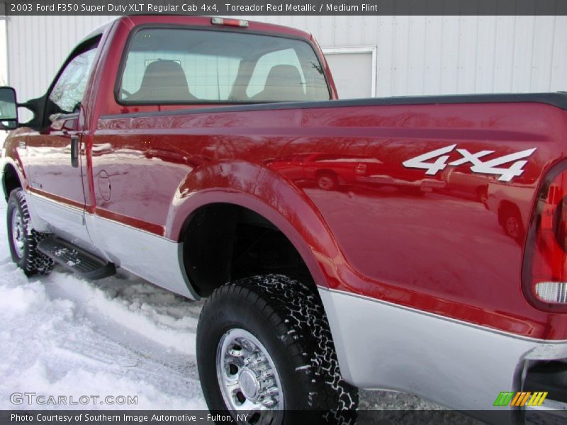 Toreador Red Metallic / Medium Flint 2003 Ford F350 Super Duty XLT Regular Cab 4x4