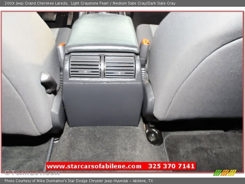 Light Graystone Pearl / Medium Slate Gray/Dark Slate Gray 2009 Jeep Grand Cherokee Laredo