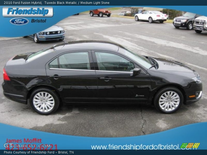 Tuxedo Black Metallic / Medium Light Stone 2010 Ford Fusion Hybrid