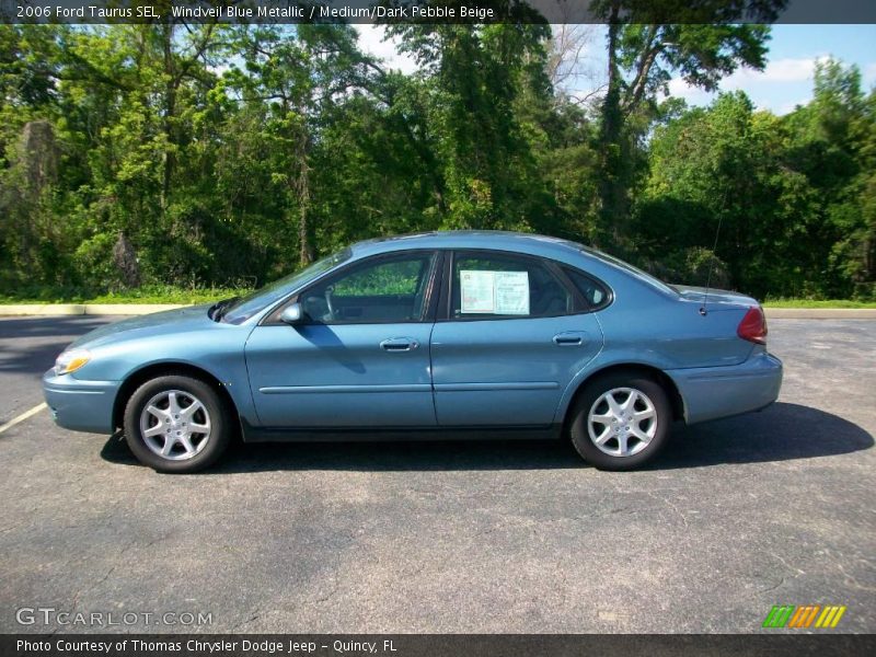 Windveil Blue Metallic / Medium/Dark Pebble Beige 2006 Ford Taurus SEL