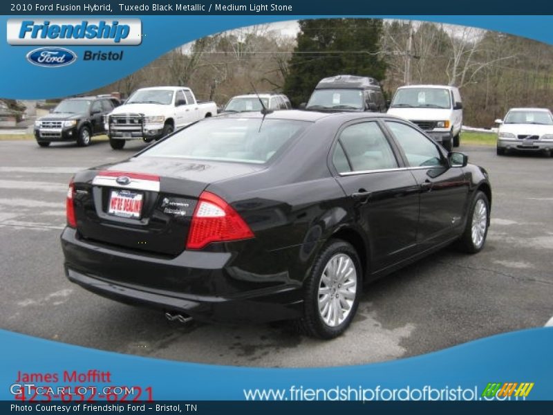Tuxedo Black Metallic / Medium Light Stone 2010 Ford Fusion Hybrid