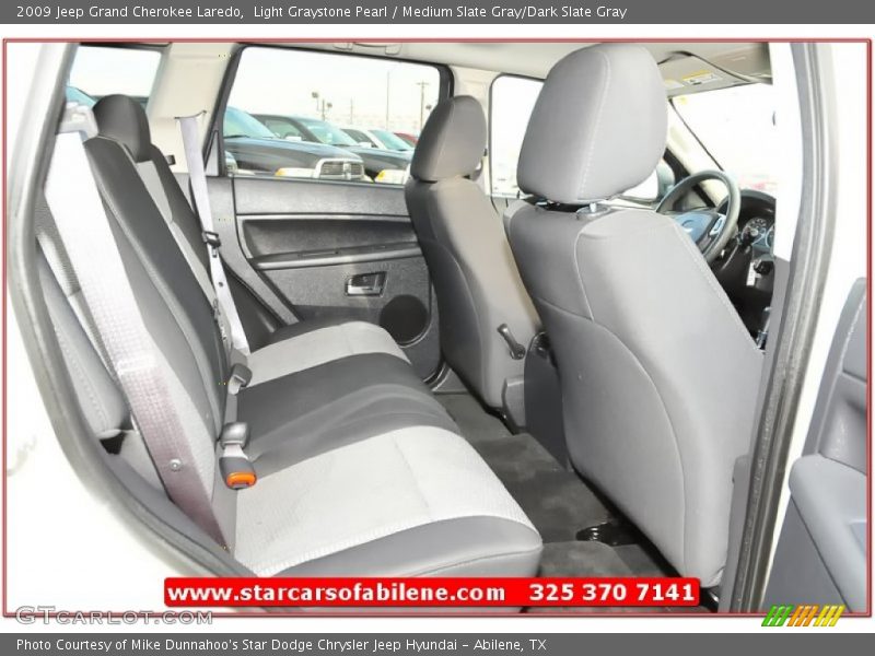 Light Graystone Pearl / Medium Slate Gray/Dark Slate Gray 2009 Jeep Grand Cherokee Laredo
